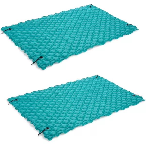 Intex Giant Inflatable Floating Water Mat Relaxing Platform Pad for Pools and Lakes2 Pack