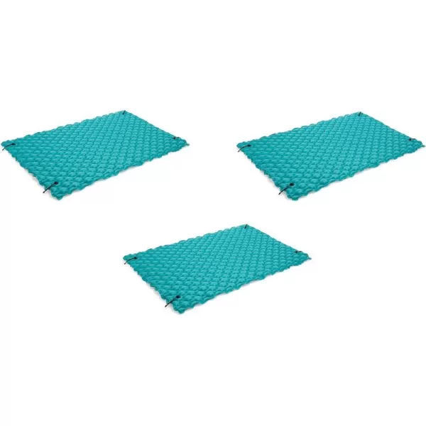 Intex Giant Inflatable Floating Water Mat Relaxing Platform Pad for Pools and Lakes3 Pack