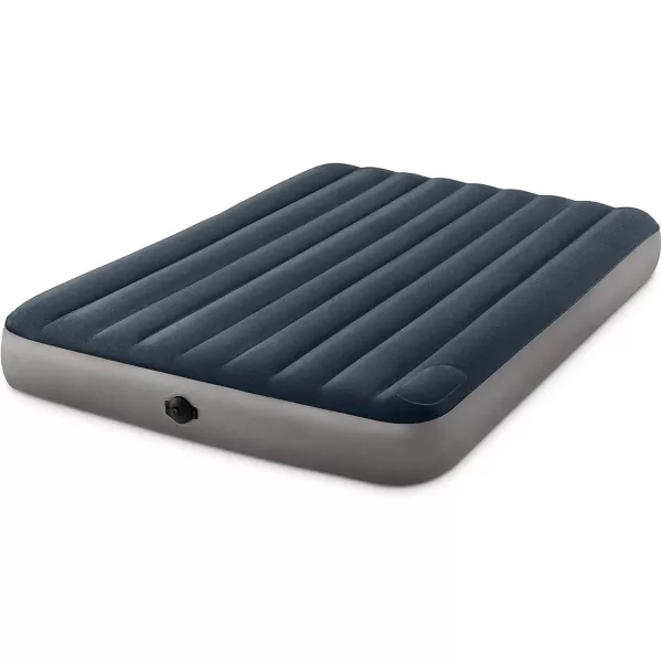 Intex 64781E DuraBeam Standard SingleHigh Air Mattress FiberTech  Twin Size  2Step Pump  10in Bed Height  300lb Weight CapacityQueen