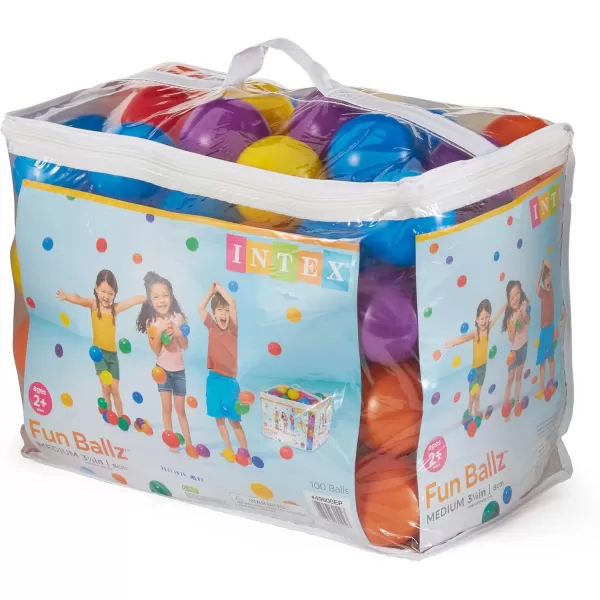 Intex Set of 100 Coloured Balls318