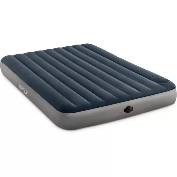 Intex 64781E DuraBeam Standard SingleHigh Air Mattress FiberTech  Twin Size  2Step Pump  10in Bed Height  300lb Weight CapacityQueen