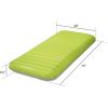 imageIntex TruAire TPU Luxury Camping Mattress FiberTech Technology  PunctureResistant Laminate  QuickFill USB Air Pump Included  Lightweight Carry Bag Included  85in Mattress Height30 x 75 x 65
