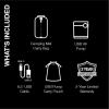 imageIntex TruAire TPU Luxury Camping Mattress FiberTech Technology  PunctureResistant Laminate  QuickFill USB Air Pump Included  Lightweight Carry Bag Included  85in Mattress HeightTwin