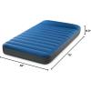 imageIntex TruAire TPU Luxury Camping Mattress FiberTech Technology  PunctureResistant Laminate  QuickFill USB Air Pump Included  Lightweight Carry Bag Included  85in Mattress HeightTwin
