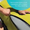 imageINTEX Luxe Lounge Inflatable Pool Mat Removable Fabric Cover  2 Soft Handles  440 Weight Capacity  78quot x 62quot  One Mat Color May Vary