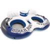 imageINTEX 56843EP River Run 1 Pro Inflatable Floating Lounge GoProPhone Mount  Builtin Cup Holder and Storage Compartment  Durable Grab Handles  EasytoUse Connectors  220lb Weight CapacityBlue