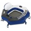 imageINTEX 56843EP River Run 1 Pro Inflatable Floating Lounge GoProPhone Mount  Builtin Cup Holder and Storage Compartment  Durable Grab Handles  EasytoUse Connectors  220lb Weight CapacityBlue