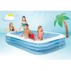imageINTEX 57177EP Tropical Swim Center Inflatable Family Pool 159 Gallon Capacity  90quot x 60quot x 19quotBlue