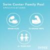 imageINTEX 57177EP Tropical Swim Center Inflatable Family Pool 159 Gallon Capacity  90quot x 60quot x 19quotCyan