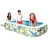 imageINTEX 57177EP Tropical Swim Center Inflatable Family Pool 159 Gallon Capacity  90quot x 60quot x 19quotMulticolor