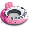 imageINTEX 56843EP River Run 1 Pro Inflatable Floating Lounge GoProPhone Mount  Builtin Cup Holder and Storage Compartment  Durable Grab Handles  EasytoUse Connectors  220lb Weight CapacityPink