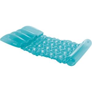 imageINTEX Transparent Water Hammock Inflatable Pool Float  68quot x 35quot  220 Weight Capacity  One Mat Color May Vary