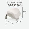 imageIntex 28505E PureSpa Soft Cushioned Foam Headrest Pillow Hot Tub Spa Accessory Easily Moved and Adjusted Compatible with All PureSpa Models White