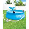 image:imageINTEX 26102EH Jolly Whale Easy Set Inflatable Swimming Pool 6ft x 20in  PunctureResistant Material  Quick Inflation  232 Gallon Capacity  16in Water Depth