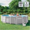 image:imageINTEX 26731EP Prism Frame Above Ground Swimming Pool Set 18ft x 48in  Includes 1500 GPH Cartridge Filter Pump  Removable Ladder  Pool Cover  Ground Cloth18 x 48