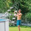 image:imageINTEX 26731EP Prism Frame Above Ground Swimming Pool Set 18ft x 48in  Includes 1500 GPH Cartridge Filter Pump  Removable Ladder  Pool Cover  Ground Cloth15 x 48