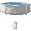 image:imageINTEX 26701EP 10Ft X 30In Prism Frame Premium Above Ground Swimming Pool Set with Filter Pump10 x 30