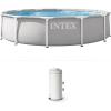 image:imageINTEX 26701EP 10Ft X 30In Prism Frame Premium Above Ground Swimming Pool Set with Filter Pump12 x 30