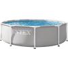 image:imageINTEX 26710EP 12Ft X 30In Prism Frame Premium Above Ground Swimming Pool SuperTough Puncture Resistant Rust Resistant Easy Assemble 1718 Gallon Capacity Pool Only Pump Not Included10 x 30