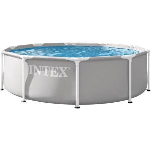 image:imageINTEX 26710EP 12Ft X 30In Prism Frame Premium Above Ground Swimming Pool SuperTough Puncture Resistant Rust Resistant Easy Assemble 1718 Gallon Capacity Pool Only Pump Not Included10 x 30
