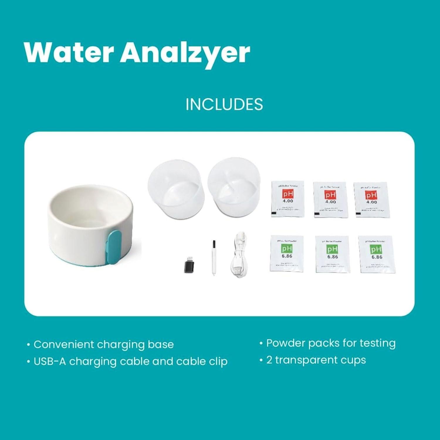 image:imageINTEX Smart Pool Water Analyzer with App Monitoring  Automated pH amp Chlorine Tracking RealTime Alerts Works with Saltwater Systems amp Sand Filter Pumps