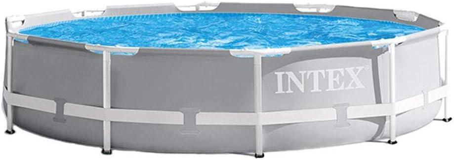 image:imageIntex 10 Foot Round Pool Cover and Filter Cartridge with Instructional Digital Video Disc for Setup and Liner for Outdoor Use Blue