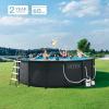 image:imageINTEX 26325EP 16Ft X 48In Ultra XTR Round Frame Swimming Pool Set with Sand Filter Pump Removable Ladder Ground Cloth Pool Cover15 x 48