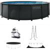 image:imageINTEX 26325EP 16Ft X 48In Ultra XTR Round Frame Swimming Pool Set with Sand Filter Pump Removable Ladder Ground Cloth Pool Cover16 x 48