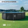 image:imageINTEX 26325EP 16Ft X 48In Ultra XTR Round Frame Swimming Pool Set with Sand Filter Pump Removable Ladder Ground Cloth Pool Cover16 x 48