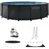 image:imageINTEX 26325EP 16Ft X 48In Ultra XTR Round Frame Swimming Pool Set with Sand Filter Pump Removable Ladder Ground Cloth Pool Cover20 x 48