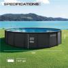 image:imageINTEX 26325EP 16Ft X 48In Ultra XTR Round Frame Swimming Pool Set with Sand Filter Pump Removable Ladder Ground Cloth Pool Cover20 x 48