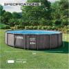 image:imageINTEX 26741EP Prism Frame Above Ground Swimming Pool Set 15ft x 48in  Includes 1000 GPH Cartridge Filter Pump  Removable Ladder  Pool Cover  Ground Cloth18 x 48
