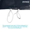 image:imageINTEX 28091E 24ft X 8in Round AllSeason Deluxe Pool Cover for 24ft Round Frame Above Ground Pools with Secure RopeTie and PreDrilled Drain Holes1 Round