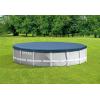 image:imageINTEX 28091E 24ft X 8in Round AllSeason Deluxe Pool Cover for 24ft Round Frame Above Ground Pools with Secure RopeTie and PreDrilled Drain Holes15 Round