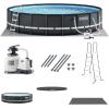 image:imageINTEX Ultra XTR Deluxe Round Above Ground Swimming Pool Set 18ft x 52in  Includes Krystal Clear Cartridge Filter Pump  Easy to AssembleOriginal Packaging