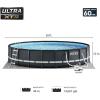image:imageINTEX Ultra XTR Deluxe Round Above Ground Swimming Pool Set 18ft x 52in  Includes Krystal Clear Cartridge Filter Pump  Easy to AssembleOriginal Packaging