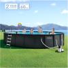 image:imageINTEX Ultra XTR Deluxe Round Above Ground Swimming Pool Set 18ft x 52in  Includes Krystal Clear Cartridge Filter Pump  Easy to AssembleUpdated Packaging