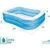image:imageIntex  3Person Oblong Rectangular Pool 203x152x48cm 264 Gallons Black 57180