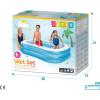 image:imageIntex  3Person Oblong Rectangular Pool 203x152x48cm 264 Gallons Black 57180