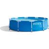 image:imageIntex 10 ft x 30 in Metal Frame Above Ground Swimming Pool Set with Filter Pump 28201EHWMT