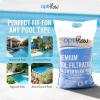 image:imageIntex 26679EG Krystal Clear 2650 GPH Sand Filter Pump for Above Ground Pools Bundled with OptiFlow 3 Pack Premium Pure Silica Filter Sand 50 lb Bags1 600 GPH