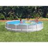 image:imageIntex 26711EH Prism Frame 12 Foot x 30 Inch Round Above Ground Outdoor Swimming Pool with 48 Ladder and 120V 530 GFCI Cartridge Filter Pump