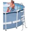 image:imageIntex 26711EH Prism Frame 12 Foot x 30 Inch Round Above Ground Outdoor Swimming Pool with 48 Ladder and 120V 530 GFCI Cartridge Filter Pump