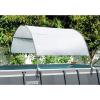 image:imageIntex 28207EH 10 Feet x 30 Inch Metal Frame Outdoor Backyard Above Ground Circular Beachside Swimming Pool with Filter Pump and Protective Canopy