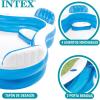 image:imageIntex 56475EP Swim Center Family Lounge Inflatable Pool 90 X 90 X 26 for Ages 3