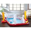 image:imageIntex 57183EP 101 Inch Swim Center Shootin Hoops Inflatable Family Swimming Pool BlueMulti