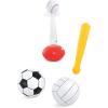 image:imageIntex 57183EP 101 Inch Swim Center Shootin Hoops Inflatable Family Swimming Pool BlueMulti