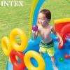 image:imageIntex 57183EP 101 Inch Swim Center Shootin Hoops Inflatable Family Swimming Pool BlueMulticolor