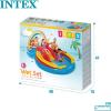 image:imageIntex 57183EP 101 Inch Swim Center Shootin Hoops Inflatable Family Swimming Pool BlueMulticolor