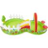 image:imageIntex 57183EP 101 Inch Swim Center Shootin Hoops Inflatable Family Swimming Pool BlueMulticolor